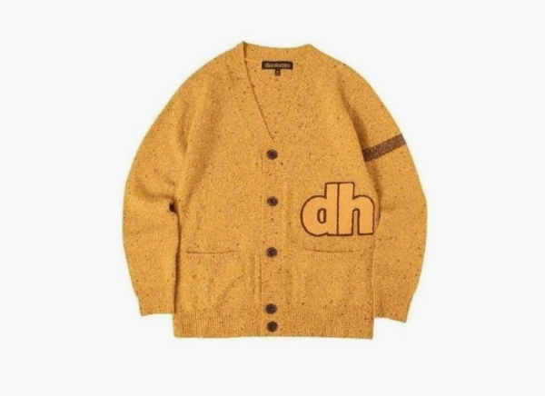 Drew House Varsity Cardigan Yellow 