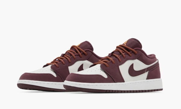 Air Jordan 1 Low GS Night Maroon 
