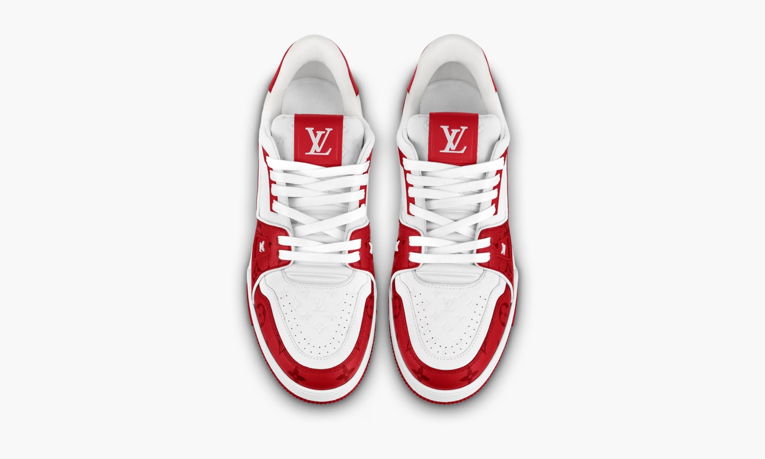 фото Louis Vuitton Trainer "Signature Red White" (Louis Vuitton)-1AANFJ