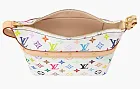 Louis Vuitton x Takashi Murakami Collaboration Cruiser Sansai Brand Monogram White