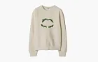 Burberry Thistle Logo Cotton Blend Sweatshirt Tundra