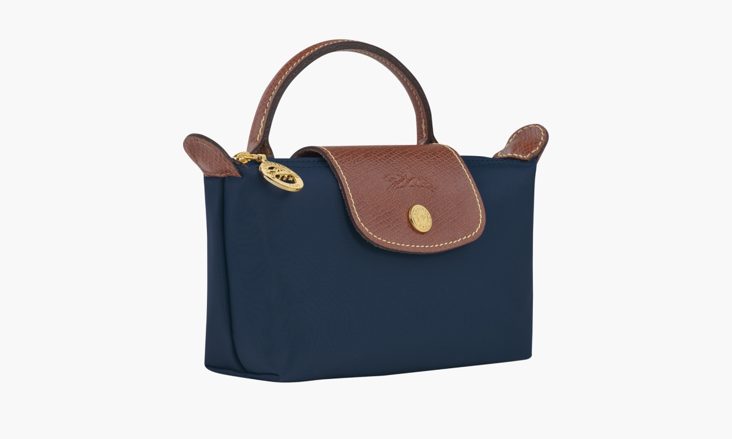 фото Longchamp Le Pliage Original Pouch With Handle Navy (Longchamp)-34175089P68