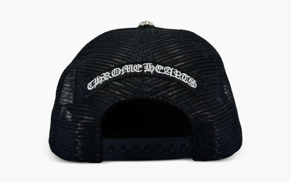 Chrome Hearts Triple Cross Trucker-Graphic Cap Black 