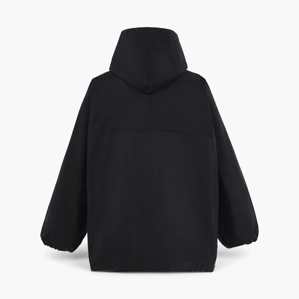 Yeezy X GAP X Balenciaga Long Hooded Jacket Black
