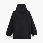 Yeezy X GAP X Balenciaga Long Hooded Jacket Black