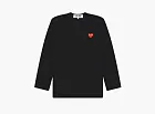 Comme des Garçons Play Heart Emblem Long-Sleeve Shirt Black
