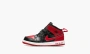 Air Jordan 1 Mid SS TD Black + Red = Bred 