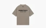 Fear of God Essentials Jersey Crewneck Tee Heather Grey 