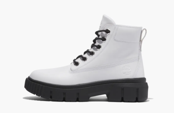 Timberland Greyfield Leather Boots WMNS White Full Grain 