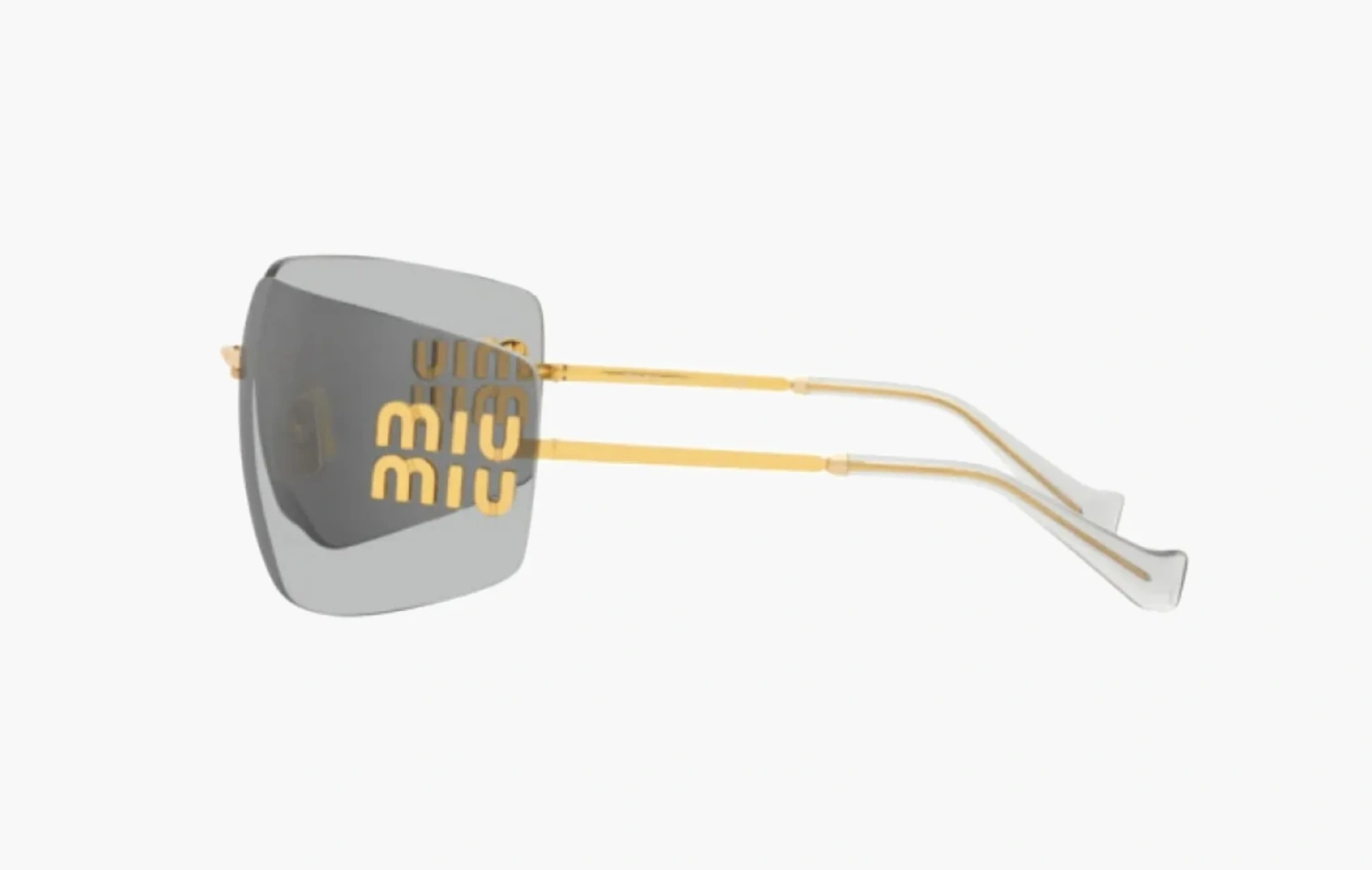 MU 54YS Sunglasses Gold Light Grey 