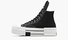 Rick Owens X Converse Drkshdw Chuck Taylor All Star Dbl Drkstar HI Black