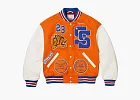 Supreme Tiger Varsity Jacket Orange