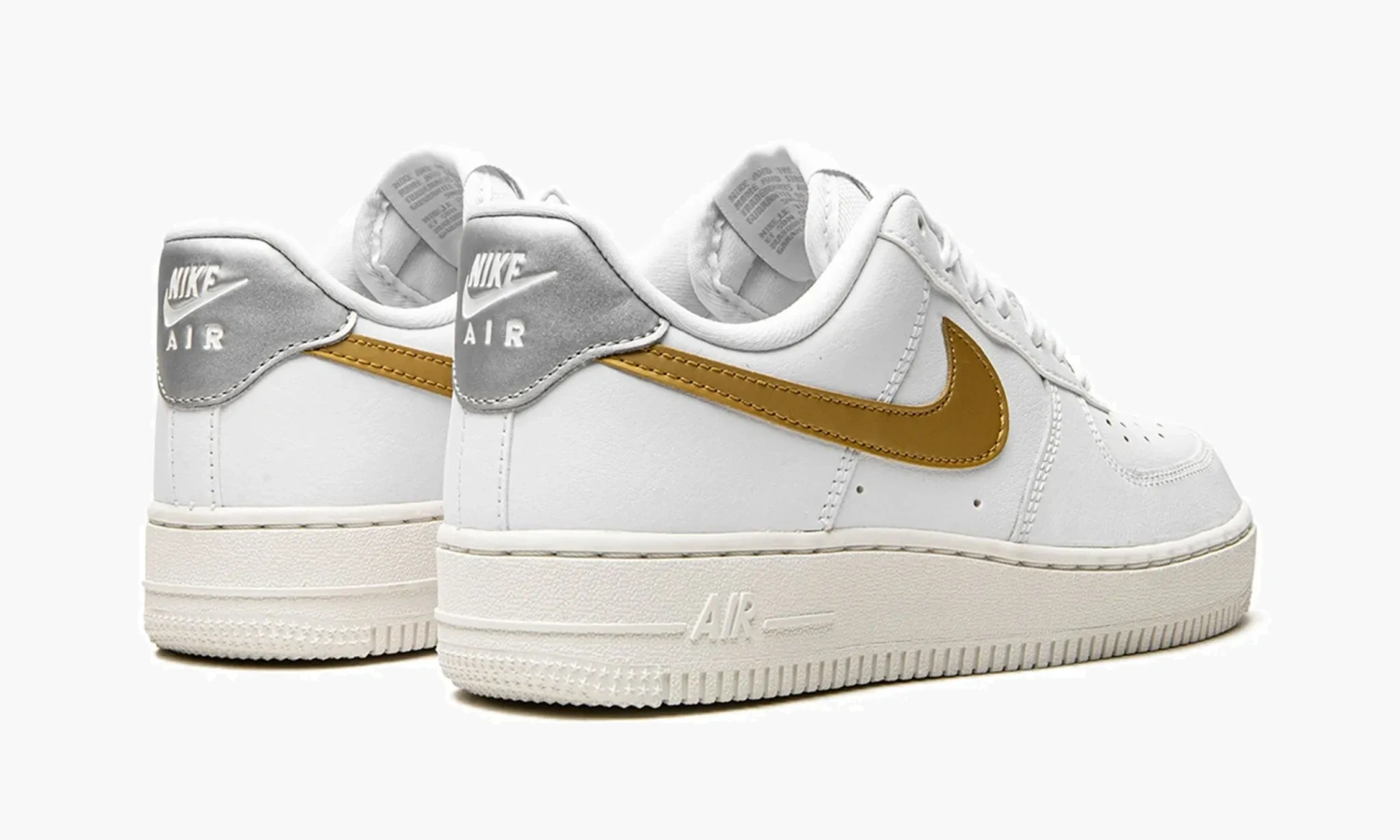 Air Force 1 MNS WMNS "White / Gold / Silver" 