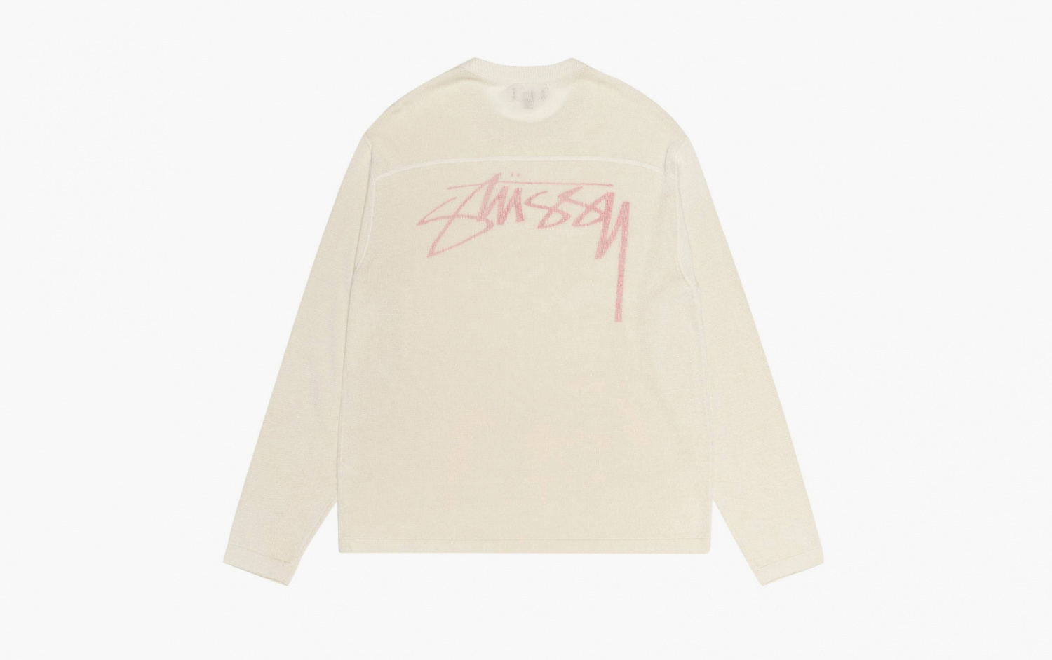 Stussy Lightweight Football Crew "Bone" 