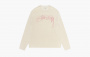 Stussy Lightweight Football Crew "Bone" 