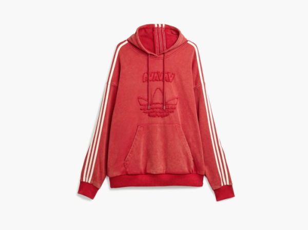 Adidas Originals x Avavav Shoulderless Hoodie Power Red 