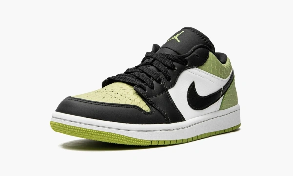 Air Jordan 1 Low WMNS Snakeskin Vivid Green 