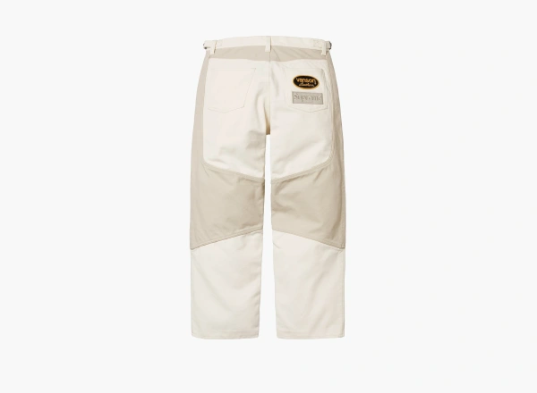 Supreme x Vanson Leathers x Cordura Cotton Pant White  Supreme x Vanson Leathers x Cordura Cotton Pant White