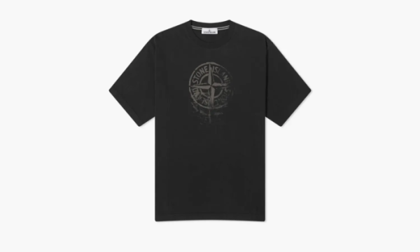 Stone Island Reflective One Badge Print T-shirt 