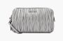 Miu Miu Matelass Logo Shoulder Bag "Silver" 