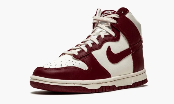 Nike Dunk High WMNS Sail Team Red 