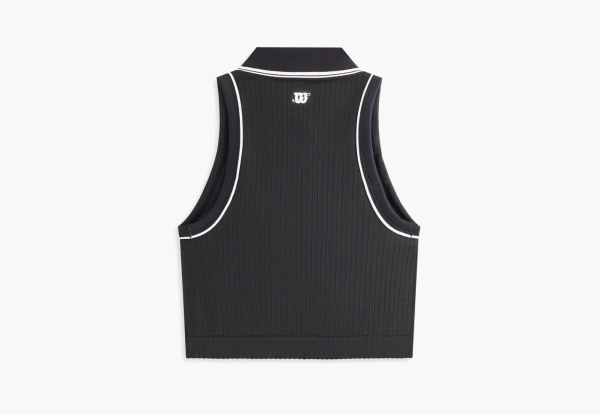 Kith x Wilson Classic Cropped Polo Black  Kith x Wilson Classic Cropped Polo Black