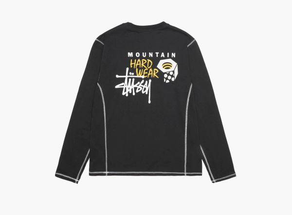 Stussy x Mountain Hardwear Long Sleeve T-Shirt Stealth Grey 