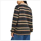 Adidas Originals Striped Polo Long Sleeve Black