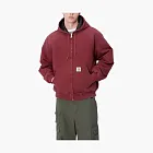 Carhartt WIP Active Hooded Jacket Burgundy