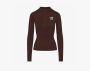 The North Face x SKIMS Refina Long Sleeve Top "Cocoa" 