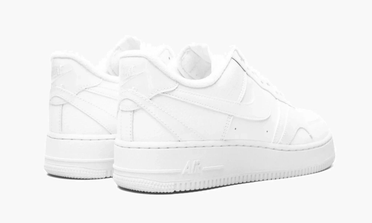 Air Force 1 '07 LV8 "Misplaced Swoosh - Triple White" 