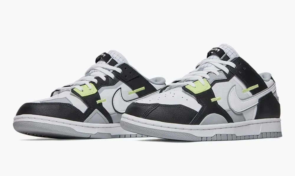 Nike Dunk Low Scrap Wolf Grey Light Lemon Twist