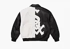 Supreme x Chicago White Sox Leather Varsity Jacket Black