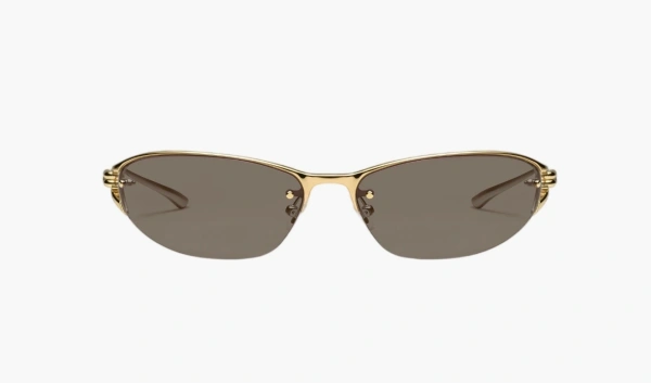 Gentle Monster Futura 03 Sunglasses Gold / Brown 