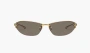 Gentle Monster Futura 03 Sunglasses Gold / Brown 