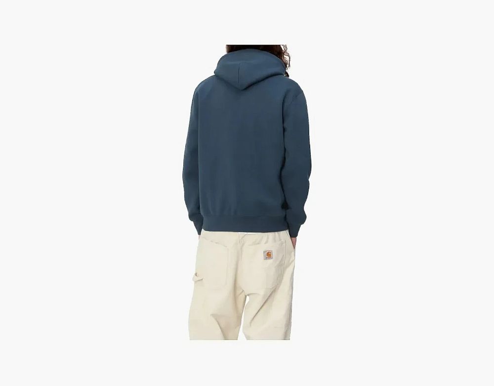Carhartt WIP Script Logo Hoodie Blue