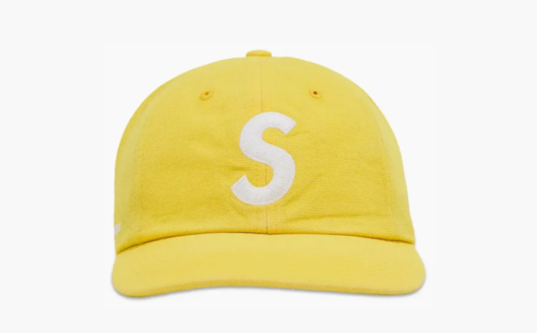 Supreme Cordura Denim S Logo 6-Panel Yellow 