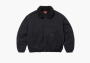 Supreme Faux Shearling Lined Bomber Jacket Black 