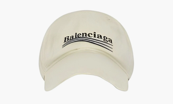 Balenciaga Political Campaign Destroyed Cap Beige 