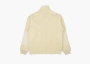 Stone Island Logo Embroidered Zipped Fleece Jacket Off White 
