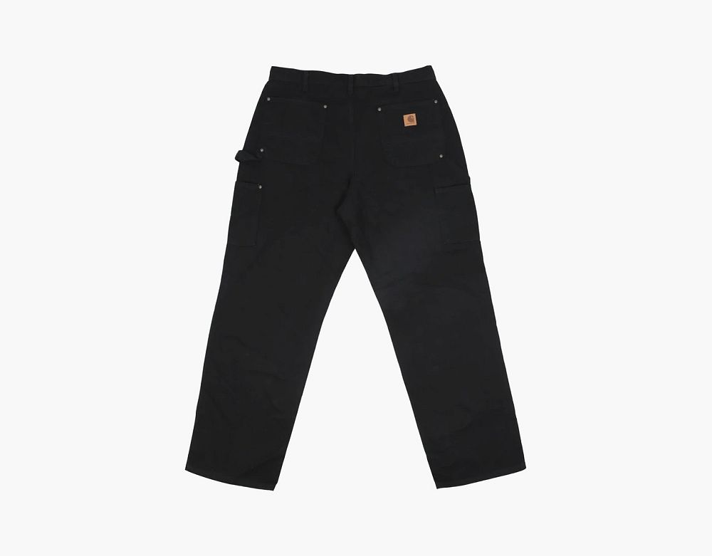 Carhartt Double Knee Floral Carpenter Pants Black