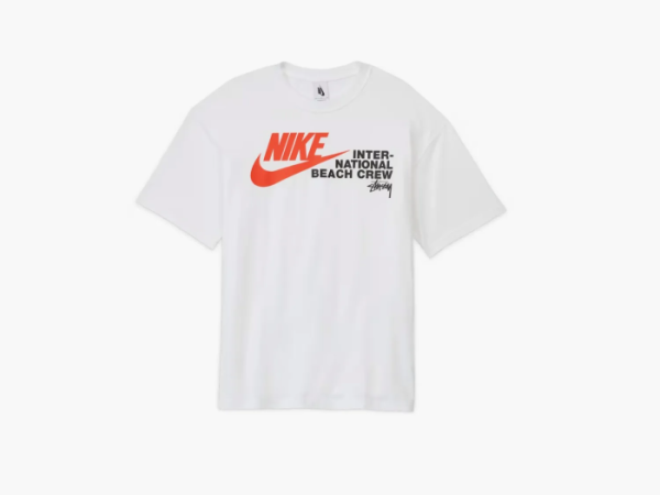 Nike x Stussy International Beach Crew Tee White 