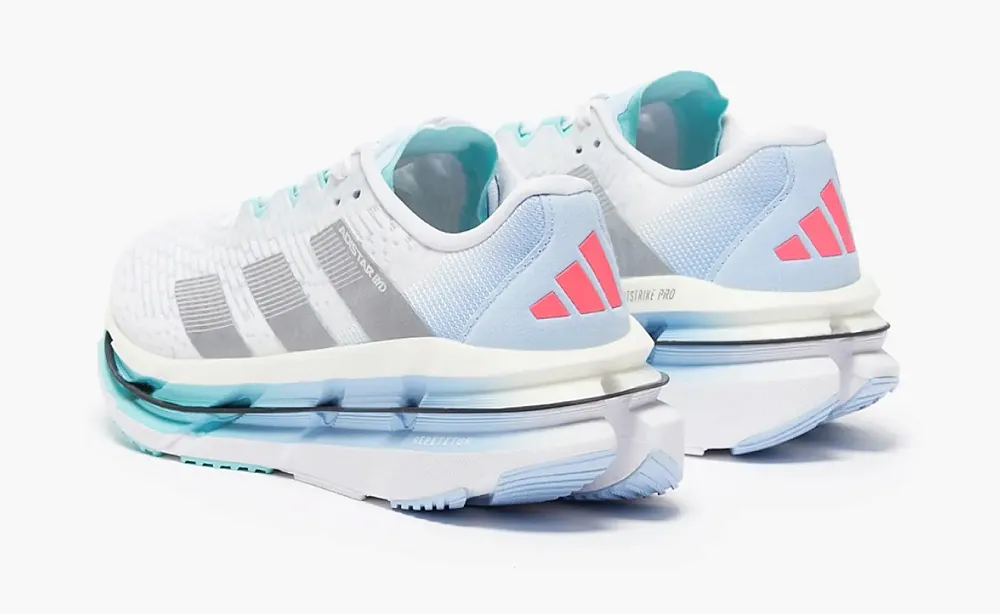 Adidas Adistar Byd WMNS Cloud White Silver Metallic Flash Aqua