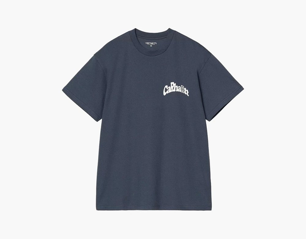 Carhartt WIP Logo Brands T-Shirt Navy