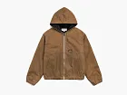 Stussy Waxed Cotton Work Jacket Khaki