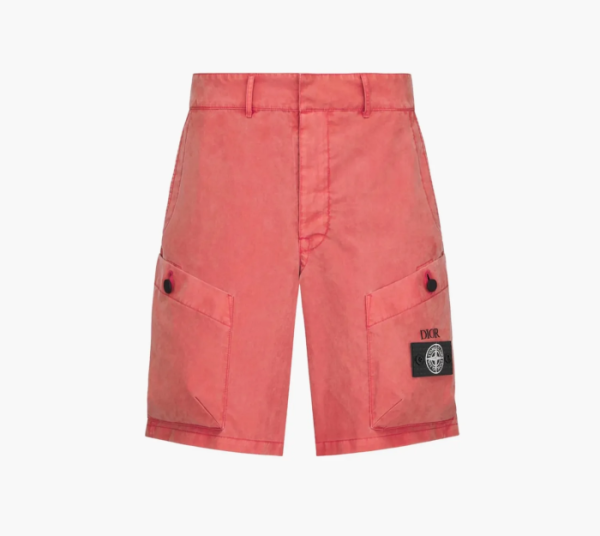 Dior x Stone Island Bermuda Shorts Red 