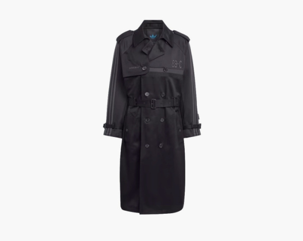 Adidas Originals 83-C Trench Coat Black 