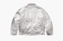 Supreme x Schott Leather Clip Jacket Silver 