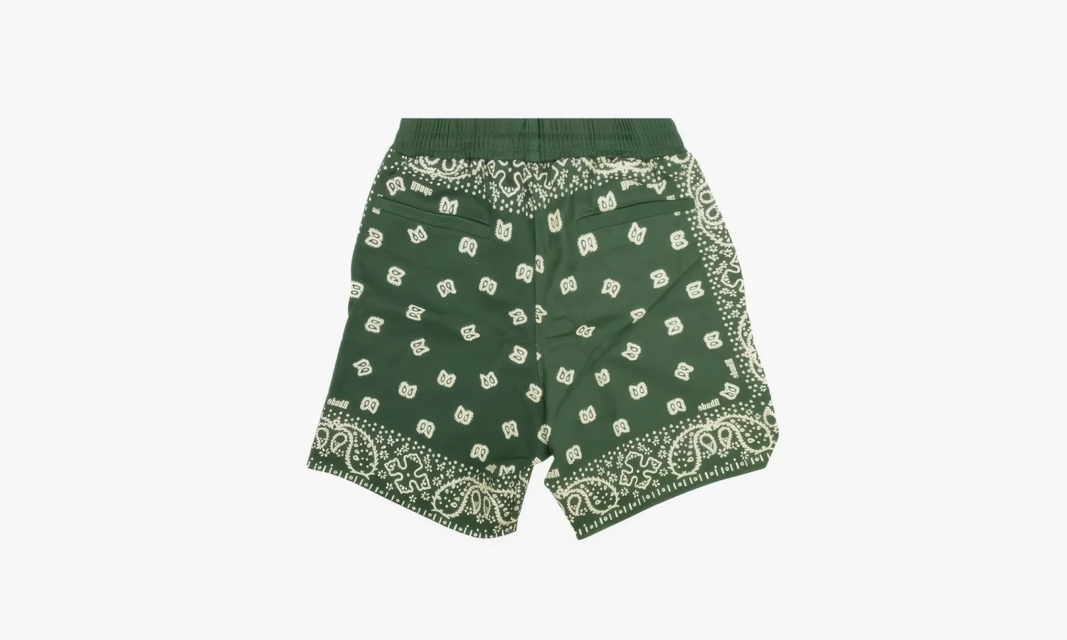 RHUDE Bandana Shorts green 