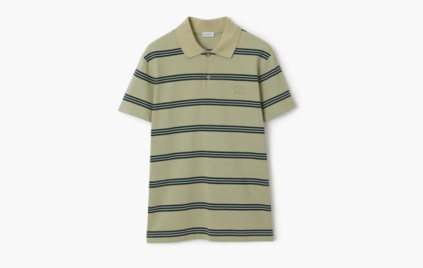 Burberry Striped Cotton Polo Shirt  Shire  Burberry Striped Cotton Polo Shirt  Shire